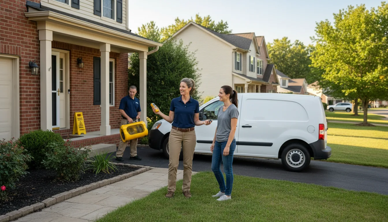Residential water damage restoration in Winifred, MT